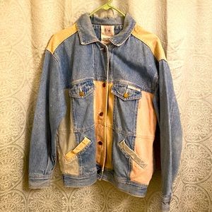 Jean Jacket color block Together brand size: small